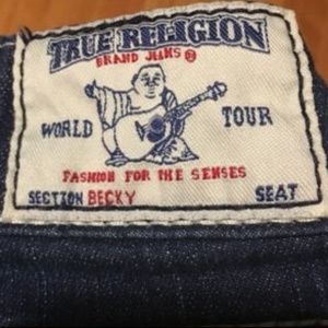 True Religion Jeans BECKY Sz 28